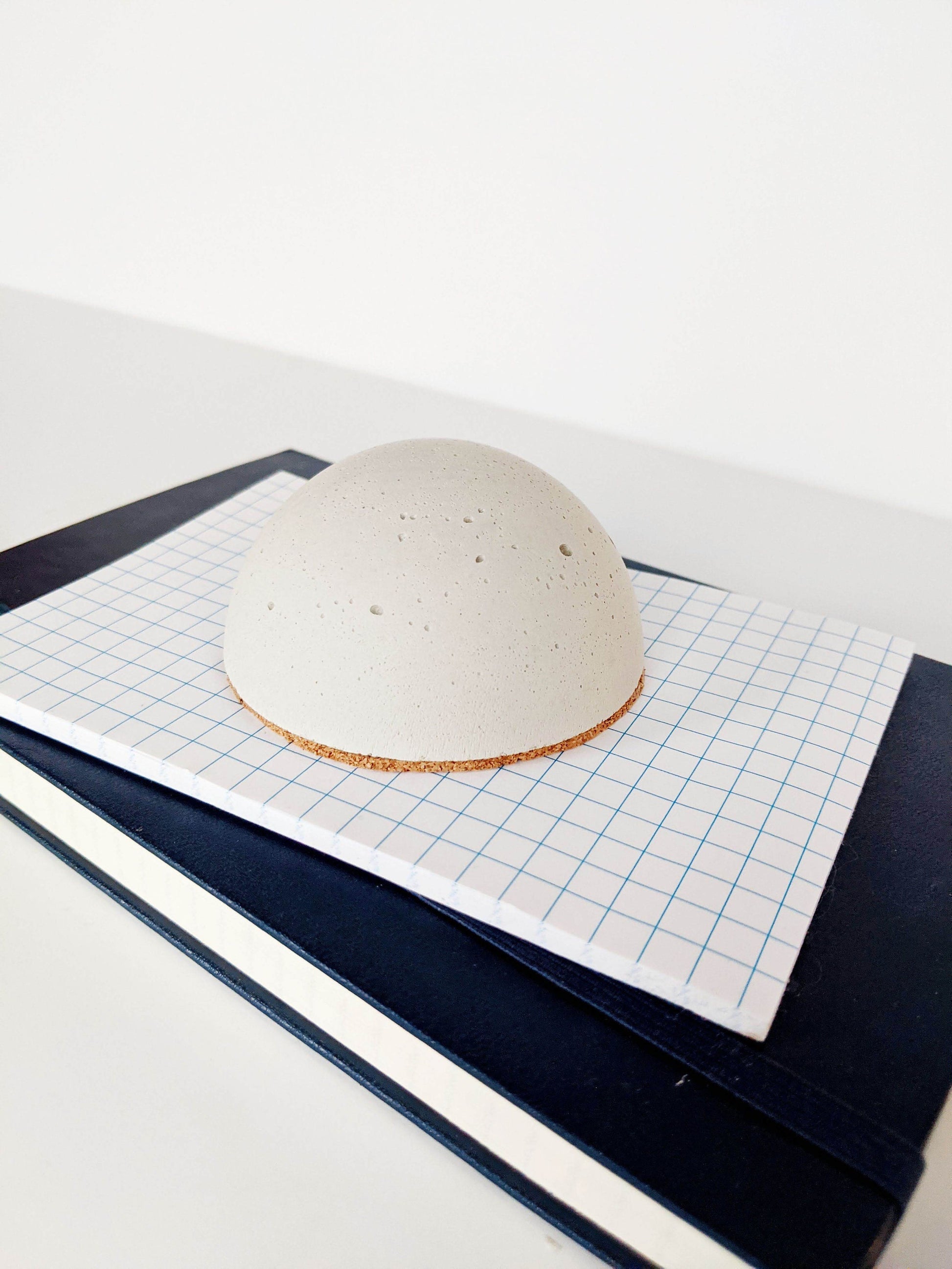 Minimalist Concrete Paperweight. Modern Concrete Home Decor. Home Office Desk Decor.