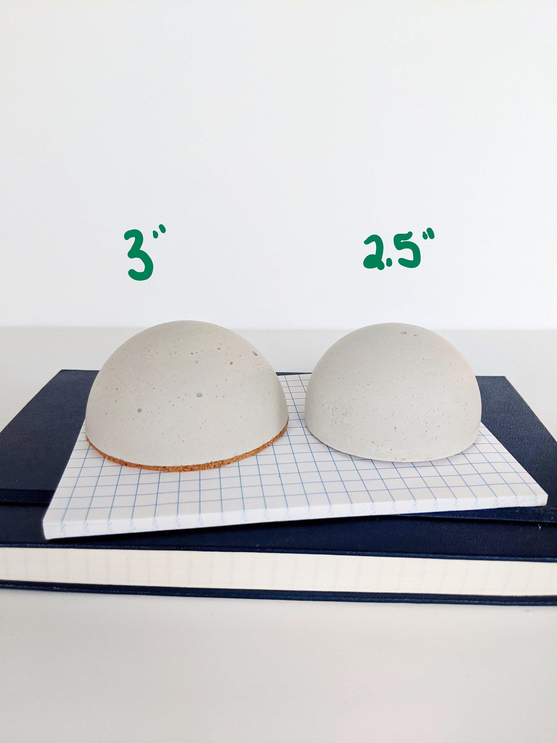 Minimalist Concrete Paperweight. Modern Concrete Home Decor. Home Office Desk Decor.