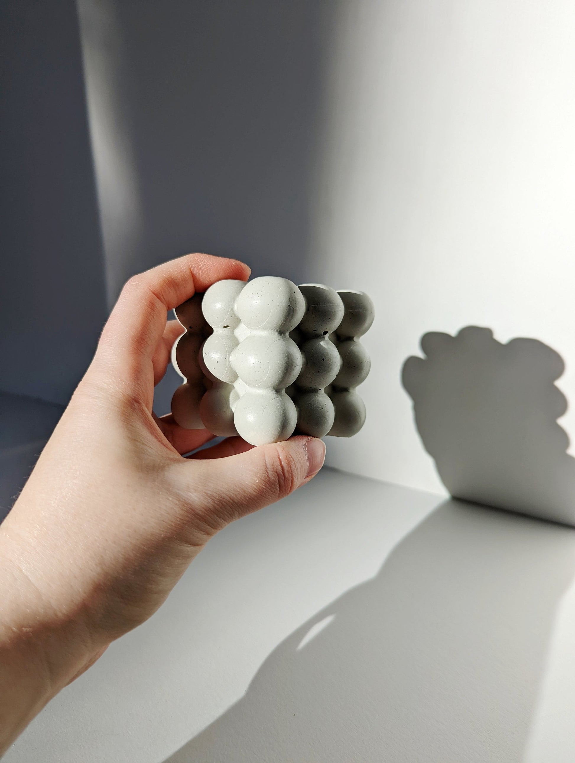 Bubble Concrete Paperweight. Modern Concrete Home Decor. Home Office Desk Decor. Coffee Table Decor.